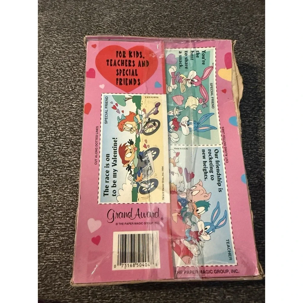 Vintage 1990s Tiny Toon Adventures 42 Valentine Cards Box Set